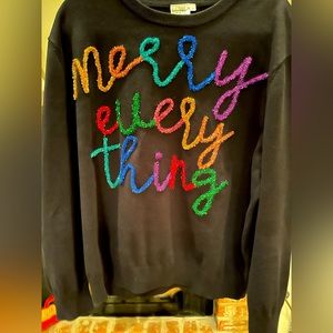 Queen of Sparkles Merry Everything sweater
